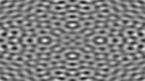 Blurred Magnetic Oscillating Mesh Inverting Cells Stock Footage 139737893