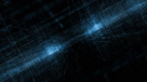 Blurred modern blue network lines cyberspace Stock Footage 228075440