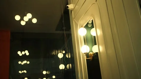 Blurred Modern Interior, Dressing room seamless fancy background 스톡 동영상 160147227