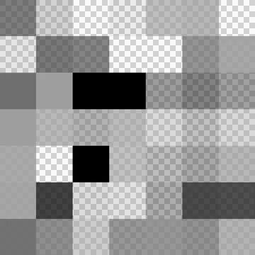 Blurred Mosaic, Censor Blur Effect Texture Illustrazione stock