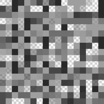Blurred Mosaic, Censor Blur Effect Texture Stock Illustration