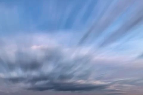 Blurred motion clouds Stock Photos