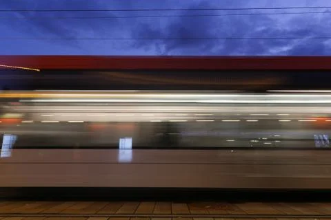 Blurred Motion Metro Stock Photos