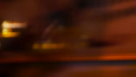 Blurred motion of night traffic Stock Footage 289228214