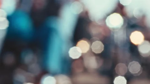 Blurred motorcycle group riding down the street Stock-Footage 68660298