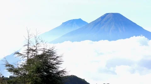 Blurred mountain background Stock Footage 232676770