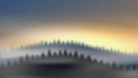 Blurred mountain silhouettes at sunset. 2d animation 스톡 동영상 345392238