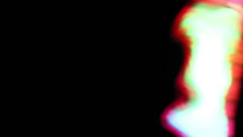 Blurred moving and blinking distorted colorful LED light Stock Footage 163290576