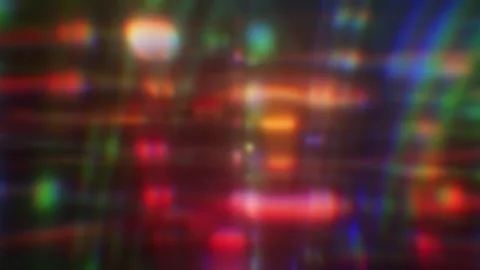 Blurred Multicolor Light Grid with Horizontal Glow Bands Background Stock-Footage 332342282