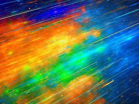 Blurred multicolored background with motion blur effect - abstract illustration Stock Illustration