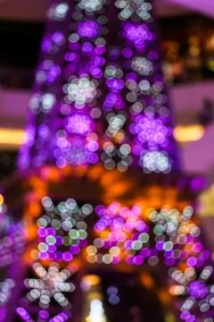 Blurred muticolor of eiffel model has blue purple brown aqua red color Stockfoto's