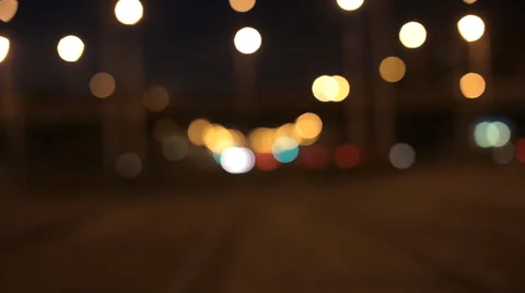 Blurred night city Stock Footage 55560571