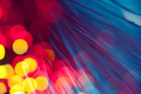 Blurred night lights Stock Photos