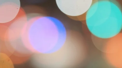 Blurred or Out of Focus night city background. Bokeh City in the evening. Lights Stock Footage 120691817