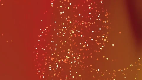 Blurred orange background with sparkling white dots. Suitable for backdrop Stock Footage 320652901