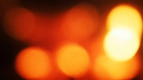 Blurred out fire in fireplace #2 - slow motion Stock Footage 119737844