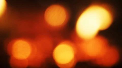 Blurred out fire in fireplace #4 - slow motion Stock Footage 119744625