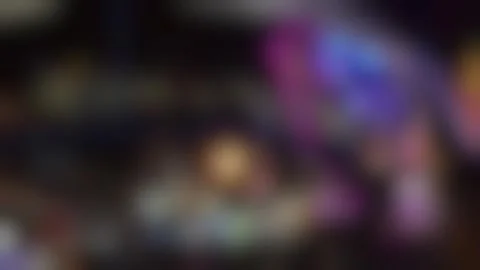 Blurred out of focus neon lights bokeh background at night. Stock Footage 344966981