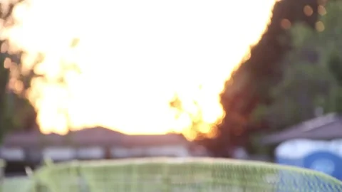 Blurred out sun set Stock Footage 154992593