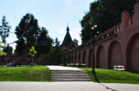 Blurred panoramic view. Stock Photos