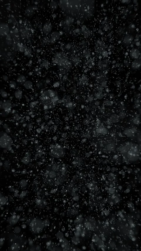 Blurred particle looped motion on vertical black background Stock Footage 338106868