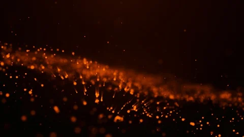 Blurred particle motion background shining shimmer and glitter particles stars Stock Footage 130038445