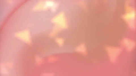 Blurred peach background features soft light triangular shapes. Stock Footage 311322269
