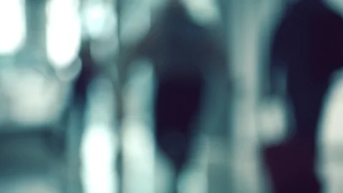 Blurred people Stock-Footage 124650071