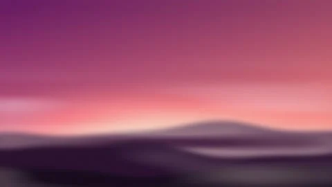 Blurred pink and purple gradient landscape. 2d animation Stock Footage 345394207