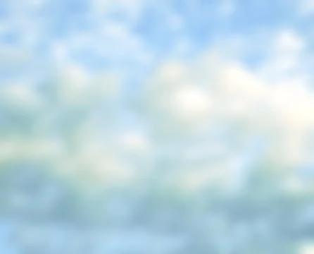 Blurred pluffy blue sky clouds background Stock Photos