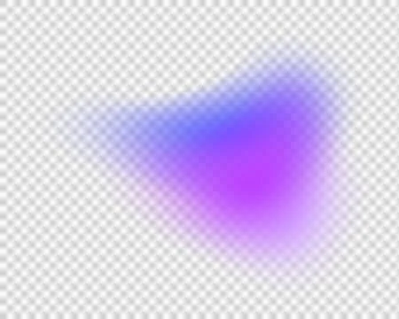 Blurred purple and blue gradient colorful abstract shape on white backgroun.. Illustrazione stock