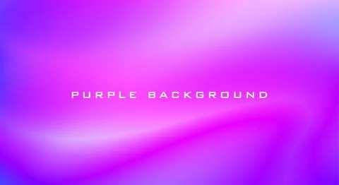 Blurred purple background with gradient to neon blue. Smooth vector pattern Stock Illustration