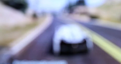 Blurred Racing Game Background Video stock 129628706
