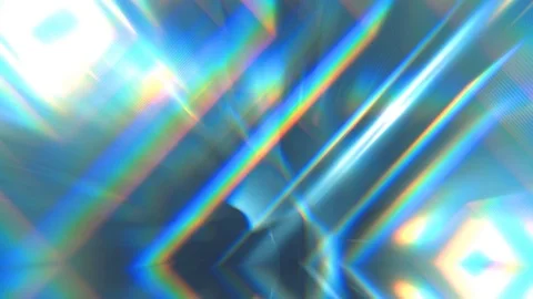 Blurred rainbow lights abstract background Stock Footage
