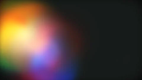Blurred rainbow lights pulse and shift in a soft loop. Stock Footage 321615990