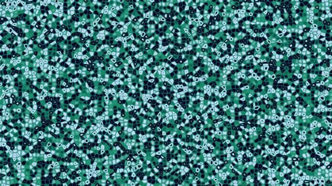 Blurred rectangle rotating and changing shape. Abstract glossines animation  Stock Footage 291482360