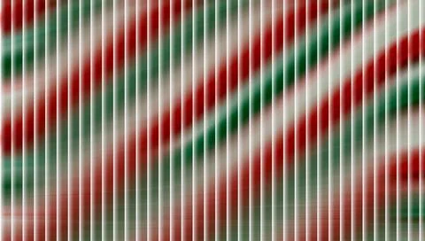 Blurred red and green diagonal stripes pattern background Stockillustratie