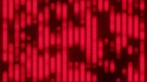 Blurred red bokeh disco lights wall seamless loopable animation Stock Footage 243024036