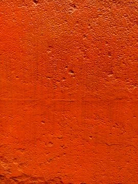 Blurred red stucco wall background  painted cement wall texture Stock Photos