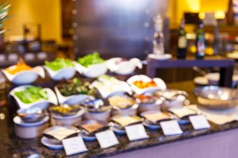 Blurred restaurant Stock Photos