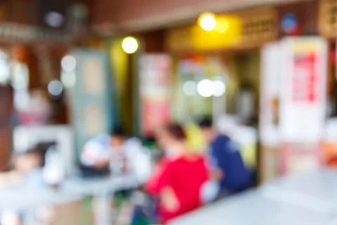 Blurred restaurant Stock Photos