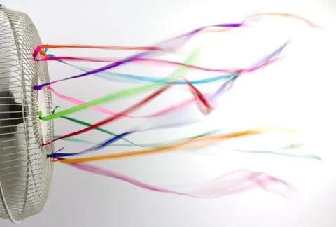 Blurred ribbons Foto stock