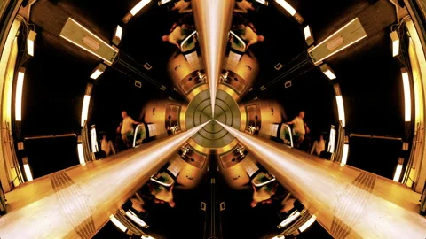Blurred rush of people entering and exiting metro station in abstract Stock Footage 321648225