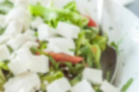 Blurred salad background Stock Photos