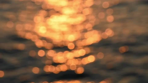 Blurred sea at sunset Stock Footage 158245933