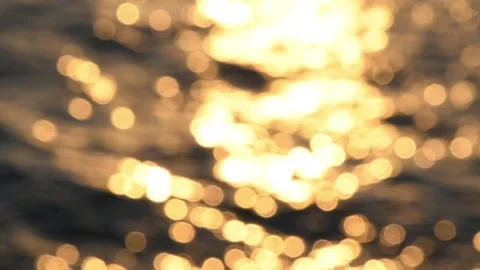 Blurred sea at sunset Stock Footage 169883141