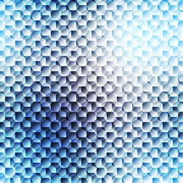 Blurred seamless cell pattern. Stock Illustration