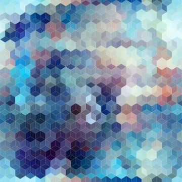 Blurred seamless cell pattern. Stock Illustration