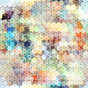Blurred seamless cell pattern. Stock Illustration