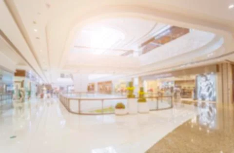 Blurred shopping background Stock Photos